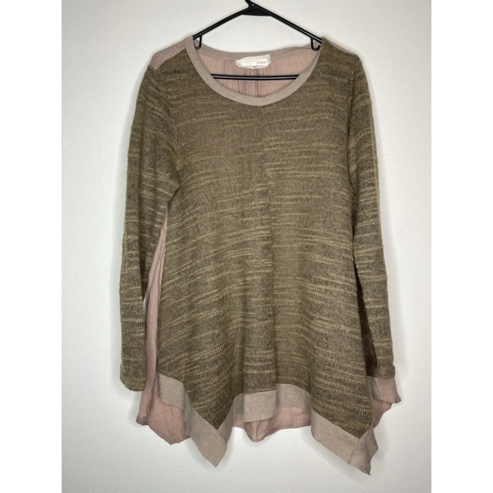 Anthropologie a’reve Long Sleeve Asymmetric Shirt
